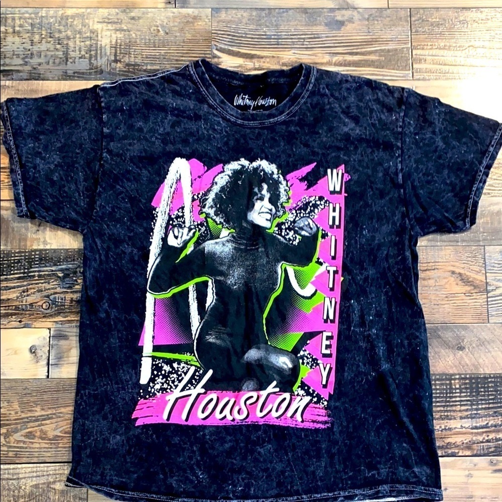 Whitney Houston cotton T shirt size large